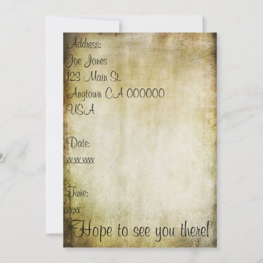 Flügelnacht Einladung (Rückseite)