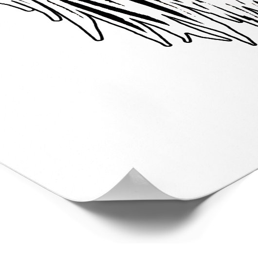 Flügelnahmeregler (Rosa) Poster (Ecke)