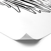 Flügelnahmeregler (schwarz) poster (Ecke)