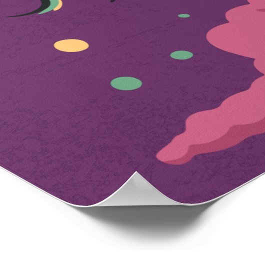 Flügelpegasus Poster (Ecke)