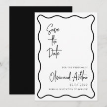 Flügelrahmen, gewellter Rahmen, modern, schwarz un