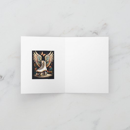 Flügelroller-Skate Karte (Innenseite)