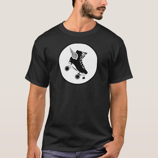 Flügelroller-Skate T-Shirt (Vorderseite)