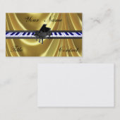 Flügels-Goldgoldene Visitenkarten Visitenkarte (Vorne/Hinten)