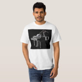 Flügels-klassisches Musikinstrument T-Shirt (Vorne ganz)