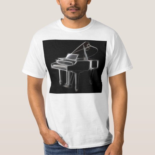Flügels-klassisches Musikinstrument T-Shirt (Vorderseite)