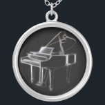 Flügels-klassisches Musikinstrument Versilberte Kette<br><div class="desc">Für eher wie dieses Besuch Über diesen Entwurf: Das Klavier ist möglicherweise das allgemeinhin geliebte und populäre Musikinstrument in der Welt. Weit verbreitet über vielen verschiedenen Genren von Musik, einschließlich Jazz, klassisch, R&B und sogar Rock, ist das Klavier ein Rückgrad in der Musikindustrie und in einer wesentlichen Komponente der Musikgeschichte....</div>