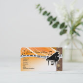 Flügels-Visitenkarte Visitenkarte (Stehend Vorderseite)