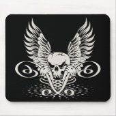 Flügelschädel Mousepad (Vorne)