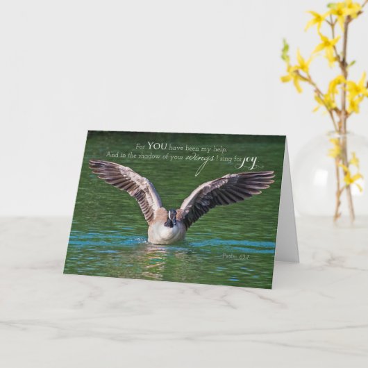 Flügelschatten Karte (Gelbe Blume)