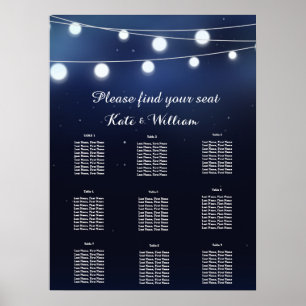 Flügelschiff Sitzplan Poster
