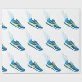 Flügelschuh Geschenkpapier (Flach)