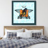 Flügelsieg - überzogene Canvas Leinwanddruck (Insitu (Schlafzimmer))