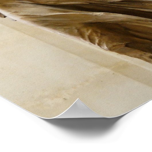 Flügelsieg von Samothrace Poster (Ecke)