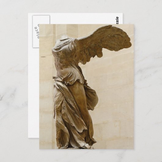 Flügelsieg von Samothrace Postkarte (Vorne/Hinten)