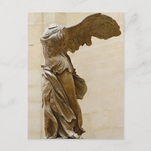 Flügelsieg von Samothrace Postkarte (Vorderseite)