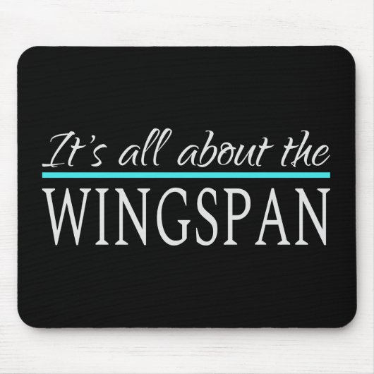 Flügelspannweite Mousepad (Vorne)