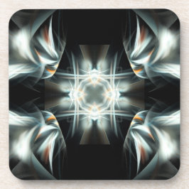 Flügelstern in Schwarz und Weiß Untersetzer