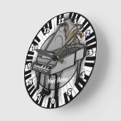 Flügeluhr Runde Wanduhr (Winkel)