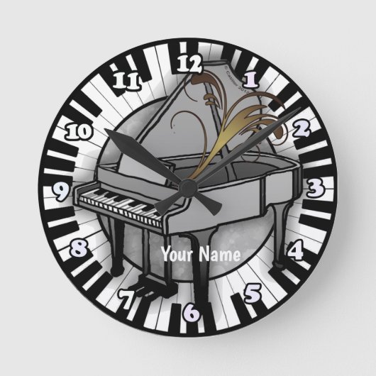 Flügeluhr Runde Wanduhr (Vorderseite)