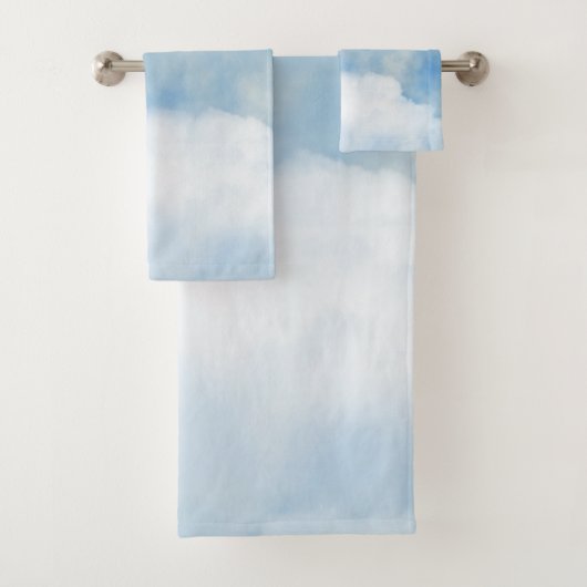 Flügelweiße Wolken Badhandtuch Set (Insitu)