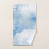 Flügelweiße Wolken Badhandtuch Set (Handtuch)