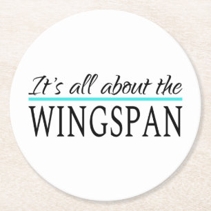 Flügelweite Runder Pappuntersetzer