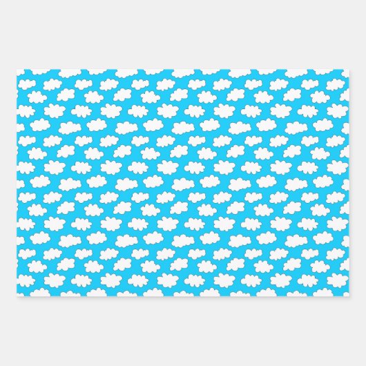 Flügelwolkenmuster Geschenkpapier Set (Vorderseite 2)