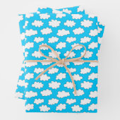 Flügelwolkenmuster Geschenkpapier Set (Beispiel)