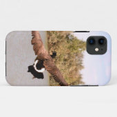 Flugente über Wasserfoto Case-Mate iPhone Hülle (Rückseite (Horizontal))