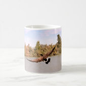 Flugente über Wasserfoto Kaffeetasse (Mittel)