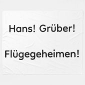 Flügevalmen Fleece Blanket (Vorderseite (Horizontal))