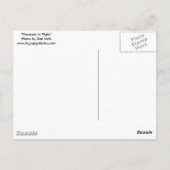 Flugfähigkeit Postkarte (Rückseite)