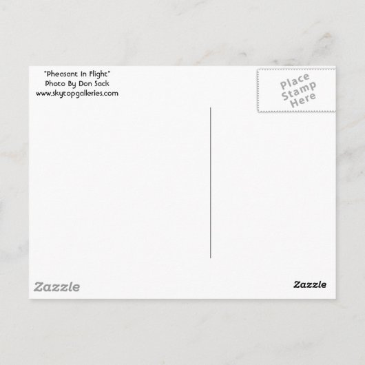 Flugfähigkeit Postkarte (Rückseite)