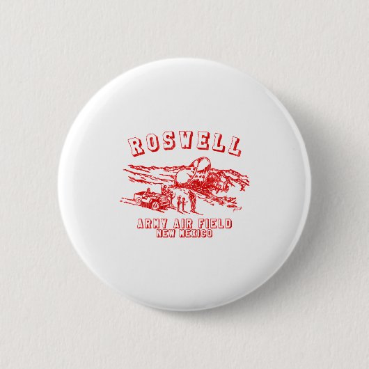 Flugfeld der Roswell Army New Mexico _1 Button (Vorderseite)