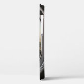 FLUGFENSTER MIT BLICK AUF DIE STADT WÄHREND DES TA Case-Mate iPhone HÜLLE (Rückseite / Links)