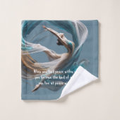 Flugflieger-Yoga-Lehrer Pilates-Fitness Badhandtuch Set (Waschlappen)