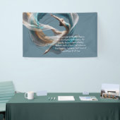Flugflieger-Yoga-Lehrer Pilates-Fitness Banner (Messeveranstaltung)