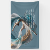 Flugflieger-Yoga-Lehrer Pilates-Fitness Banner (Vertikal)