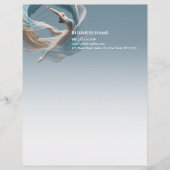 Flugflieger-Yoga-Lehrer Pilates-Fitness Briefbogen (Vorderseite)