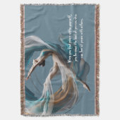 Flugflieger-Yoga-Lehrer Pilates-Fitness Decke (Vorderseite Vertikal)