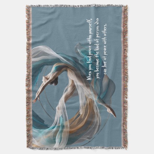 Flugflieger-Yoga-Lehrer Pilates-Fitness Decke (Vorderseite Vertikal)