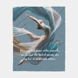 Flugflieger-Yoga-Lehrer Pilates-Fitness Fleecedecke