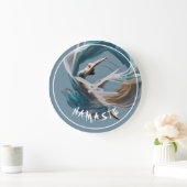 Flugflieger-Yoga-Lehrer Pilates-Fitness Große Wanduhr (Zuhause)