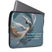 Flugflieger-Yoga-Lehrer Pilates-Fitness Laptopschutzhülle (Vorne Rechts)