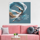 Flugflieger-Yoga-Lehrer Pilates-Fitness Leinwanddruck (Insitu (Wohnzimmer))