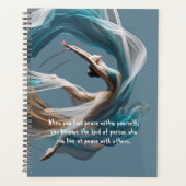 Flugflieger-Yoga-Lehrer Pilates-Fitness Planer (Vorderseite)