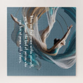 Flugflieger-Yoga-Lehrer Pilates-Fitness Puzzle (Horizontal)