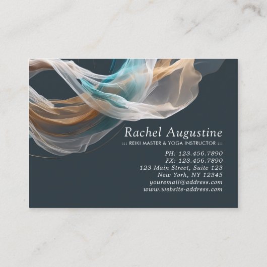 Flugflieger-Yoga-Lehrer Pilates-Fitness Rabattkarte (Rückseite)