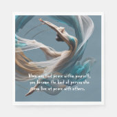 Flugflieger-Yoga-Lehrer Pilates-Fitness Serviette (Vorderseite)